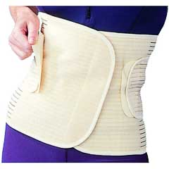 EB-525 Ζώνη μετεγχειρητική και οσφύος ελαστική με πλάγια στήριξη.